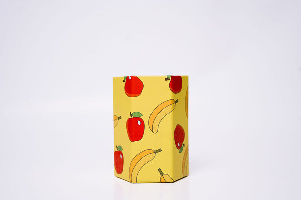 Apples & Bananas Cardboard Pencil Case