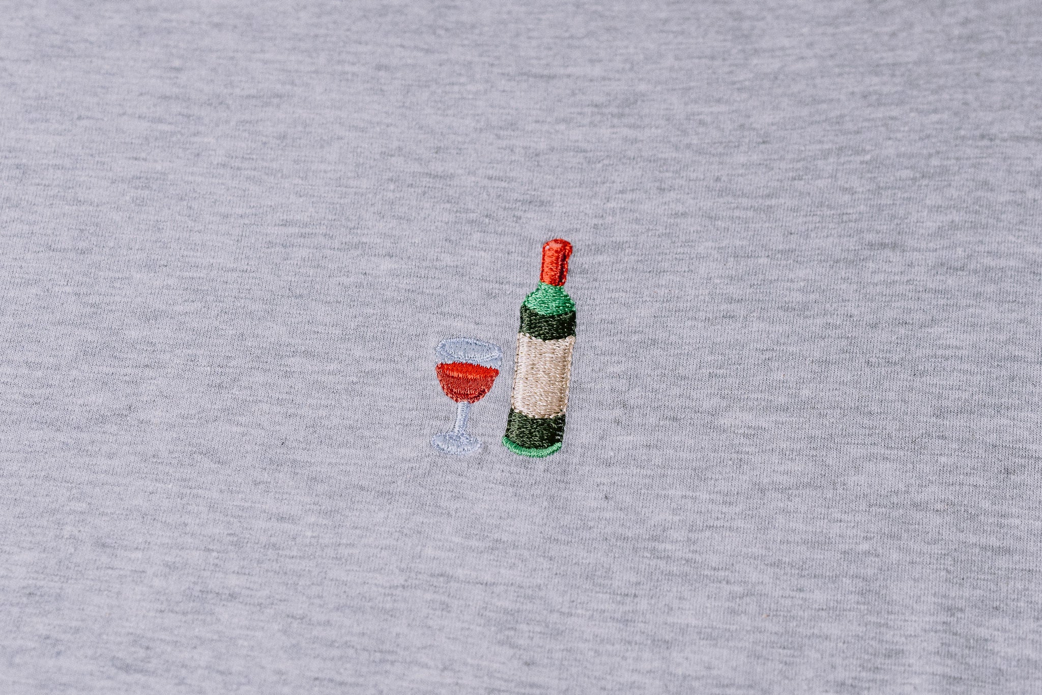 Wine Embroidered T-Shirt – Abydos Egypt - Main Image