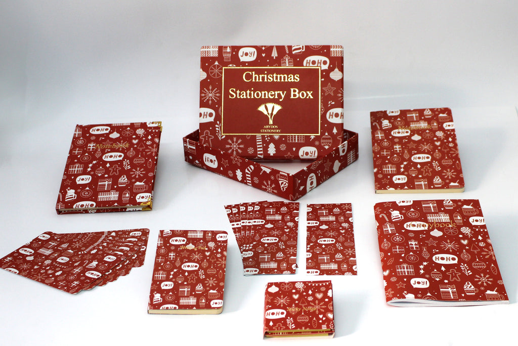 Red Christmas Stationery Box