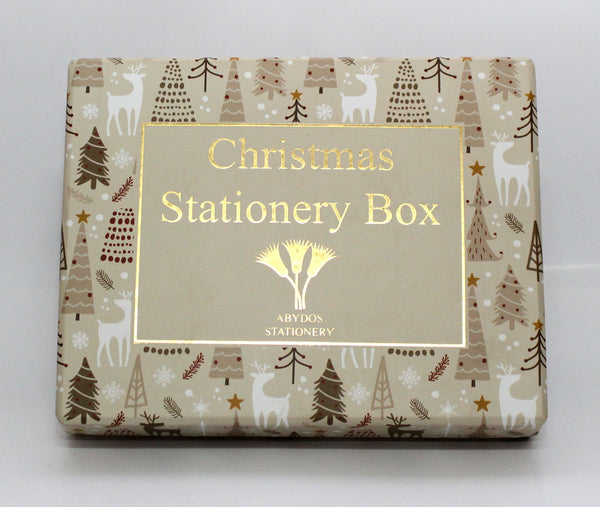 White Christmas Stationery Box