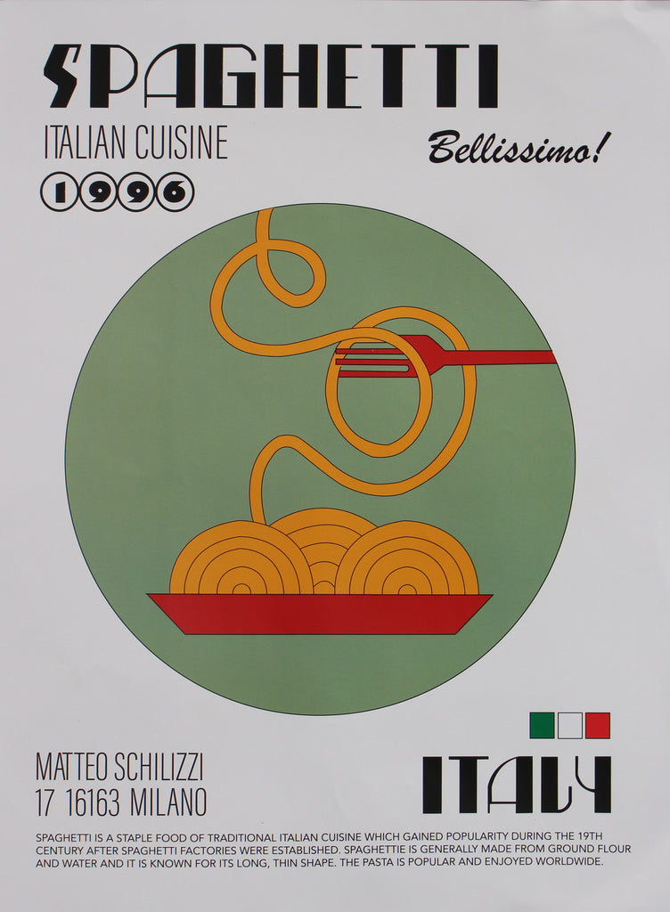 Spaghetti A3 Size Poster