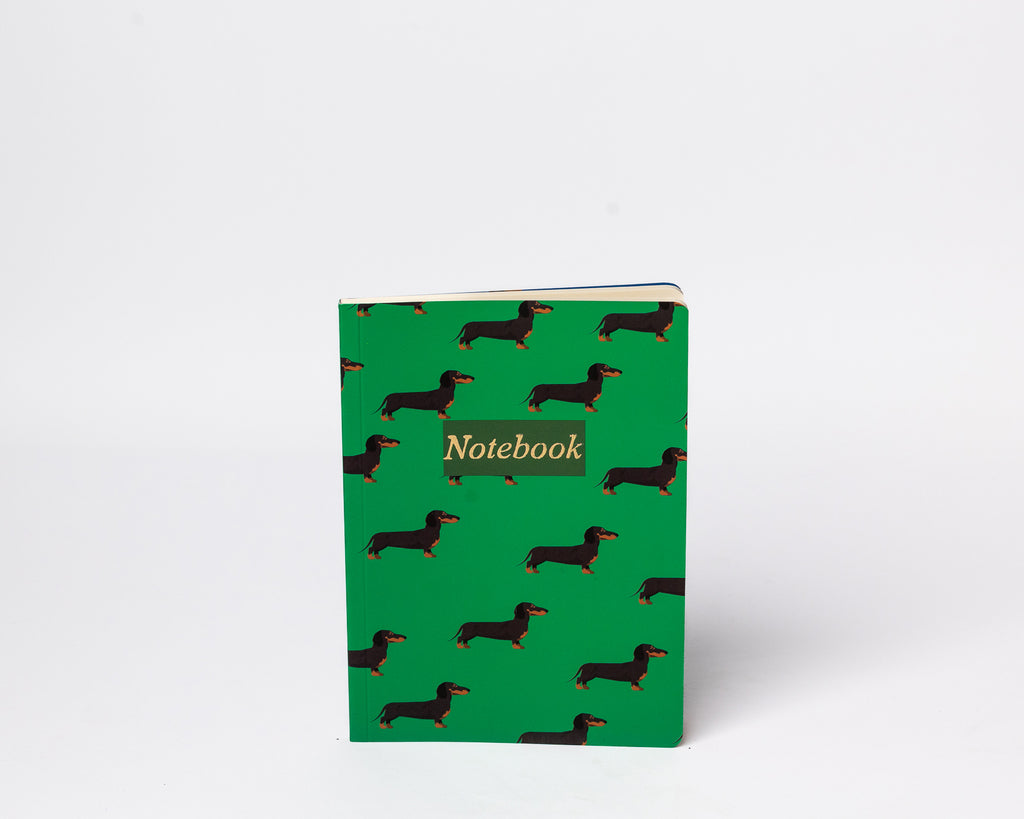 Dogs Notebook - Softcover, A5, Lined