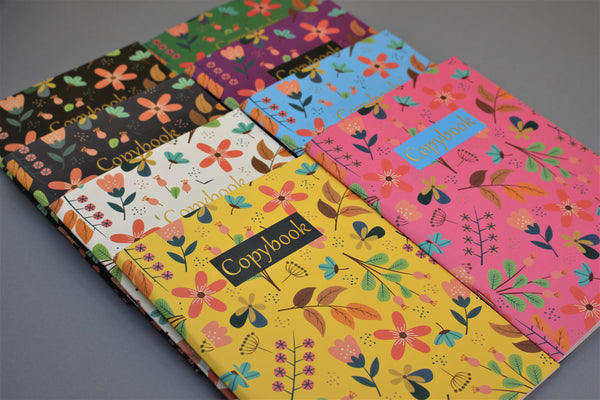 Floral Copybook - Softcover, A5, Lined