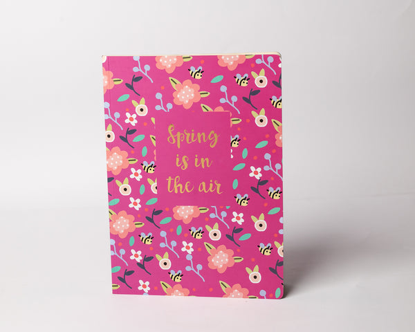 Spring Notebook - Softcover, A4, Lined