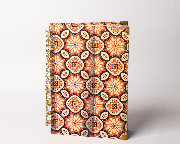 Oriental Spiral Notebook - Hardcover, A4, Lined